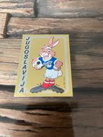 Panini EK 92 Joegoslavië - Berni Mascot, Verzamelen, Sportartikelen en Voetbal, Ophalen of Verzenden, Zo goed als nieuw, Buitenlandse clubs