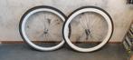 Wielset fixie singlespeed terugtraprem 28 inch hoge velgen, Ophalen of Verzenden, Gebruikt
