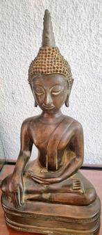 Etnografica, Brons, Buddha in Virasana houding, Laos, 18thC, Ophalen