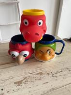 3 kunststof drinkbekers ijsbekers, Ophalen of Verzenden, Zo goed als nieuw