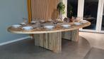 16 persoons tafel uit 8 delen. Makelijk op te slaan en te ve, Huis en Inrichting, Tafels | Eettafels, Ophalen, 100 tot 150 cm