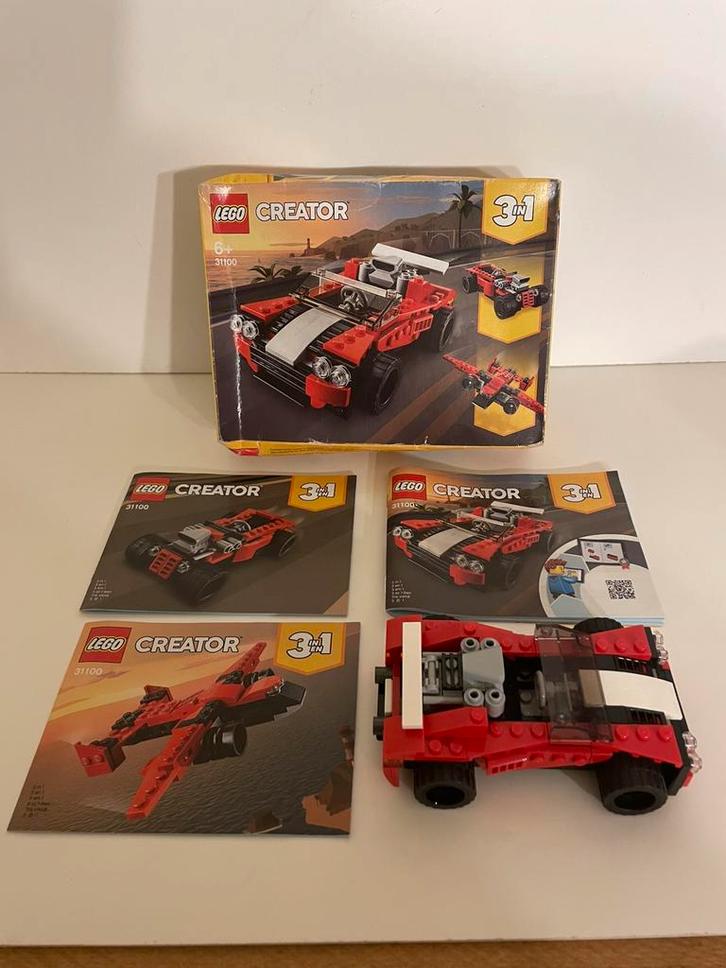 Lego creator 31100 autos en vliegtuig met doos gebruikt, Kinderen en Baby's, Speelgoed | Duplo en Lego, Gebruikt, Lego, Complete set