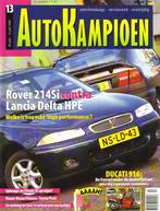 Autokampioen dubbeltest Lancia Delta en Rover 214 Si 1996, Ophalen of Verzenden, Gelezen, Overige merken