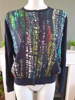 COS mooie zwart groene print vest vestje M 38 40 Gratis Verz, Maat 38/40 (M), COS, Verzenden, Zwart