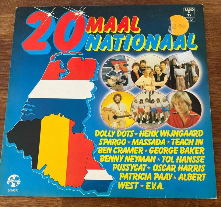 LP 20 Maal Nationaal, Cd's en Dvd's, Vinyl | Verzamelalbums, Zo goed als nieuw, Pop, 12 inch, Ophalen of Verzenden