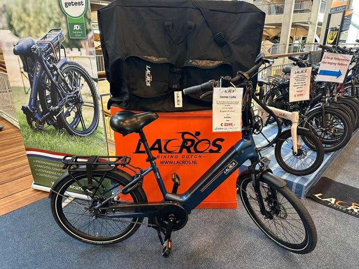 Lacros Volte Matblauw Demo model, Fietsen en Brommers, Elektrische fietsen, Zo goed als nieuw, Overige merken, Ophalen
