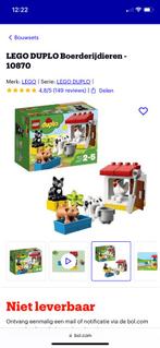 LEGO DUPLO Boerderijdieren - 10870, Kinderen en Baby's, Speelgoed | Duplo en Lego, Complete set, Duplo, Ophalen of Verzenden, Zo goed als nieuw