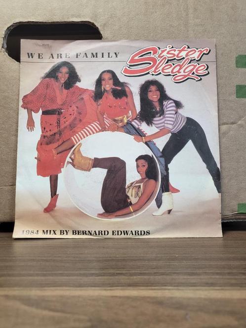 Sister sledge - We are family, Cd's en Dvd's, Vinyl Singles, Gebruikt, Single, Pop, 7 inch, Ophalen of Verzenden