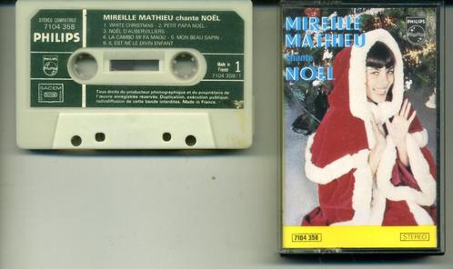 Mireille Mathieu Chante Noël 12 nrs cassette 1974 ZGAN, Cd's en Dvd's, Cassettebandjes, Zo goed als nieuw, Origineel, Overige genres