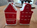 Postcode Loterij Winterhuisjes Kandelaars, Overige materialen, Ophalen of Verzenden, Zo goed als nieuw, Rood