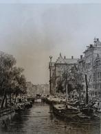 heliogravure Nieuwe Zijds Voorburgwal Amsterdam Decaux 1841, Antiek en Kunst, Verzenden