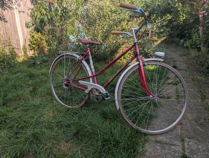 Vintage Fiets - Volledig Opgeknapt!, Fietsen en Brommers, Fietsen | Dames | Omafietsen, Gebruikt, Minder dan 47 cm, Handrem, Versnellingen
