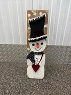 Sneeuwpop Kerstdecoratie Steigerhout, Ophalen, Zo goed als nieuw
