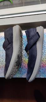 Blauwe Fidelio instappers mt 5  klittenband ,verwisselbaar, Ophalen of Verzenden, Zo goed als nieuw, Blauw, Instappers