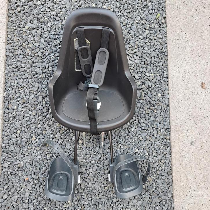 Bobike Fietszitje voor met Windscherm, Fietsen en Brommers, Fietsaccessoires | Fietsstoeltjes, Gebruikt, Voorzitje, Voetsteuntjes