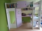 Hoogslaper met Bureau & Kast, Kinderen en Baby's, Kinderkamer | Stapelbedden en Hoogslapers, Ophalen, Gebruikt, Hoogslaper