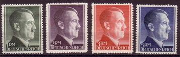 Set Hitler Zegels uit 1942 (DR 799-802) - 01 beschikbaar voor biedingen