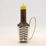 OPRUIMING 2 Verzilverde maggifleshouder met oor - Keltum, Antiek en Kunst, Ophalen of Verzenden