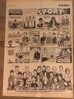 Sport oa Cruijff Ajax Van Hanegem Feyenoord 1974 krantpagina, Ophalen of Verzenden, 1960 tot 1980, Knipsel(s)