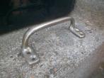 Vintage nikkel handgreep voor schuifraam schuifdeur messing, Doe-het-zelf en Verbouw, Hang- en Sluitwerk, Ophalen of Verzenden