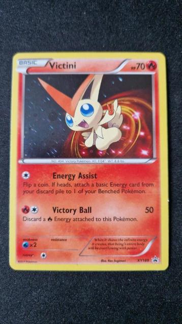 Victini (XYPR 189) Pokémon kaart beschikbaar voor biedingen