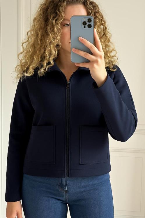 ZGAN jas van Rino & Pelle in maat 40, Kleding | Dames, Jassen | Zomer, Zo goed als nieuw, Maat 38/40 (M), Blauw, Ophalen of Verzenden