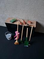 Tuinset voor de vrouw des huizes 1:12, Ophalen of Verzenden, Zo goed als nieuw, Poppenhuis
