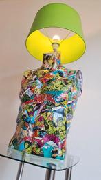 Upcycling Art Hulk tafellamp, Ophalen, Nieuw, Street art, 50 tot 75 cm