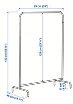 Kledingrek Ikea, Ophalen