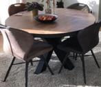 Ronde eettafel 1.30m , Lamulux Nieuwstaat!, Ophalen, Rond, Zo goed als nieuw, 100 tot 150 cm