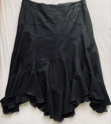 Hirsch rok maat 40, Kleding | Dames, Rokken, Zo goed als nieuw, Maat 38/40 (M), Zwart, Onder de knie, Ophalen of Verzenden