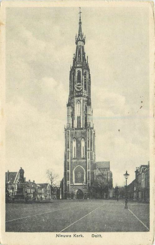 (386-261-009) Delft Nieuwe Kerk, Verzamelen, Ansichtkaarten | Nederland, Zuid-Holland, Verzenden