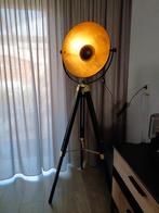 Eglo Covaleda staande vloerlamp. Zwart&goud, Huis en Inrichting, Lampen | Vloerlampen, Ophalen, Zo goed als nieuw, 150 tot 200 cm