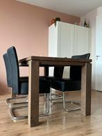 Eettafel met vier stoelen, Ophalen, Gebruikt, 4 tot 6 stoelen