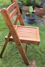 Vintage houten Kinderklapstoeltje Eikenhout, Ophalen of Verzenden, Gebruikt, Inklapstoel