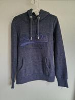 Superdry hoodie satin Hood. Maat 38/40, Blauw., Maat 38/40 (M), Nijmegen, Verhip-vintage.nl, Nieuw