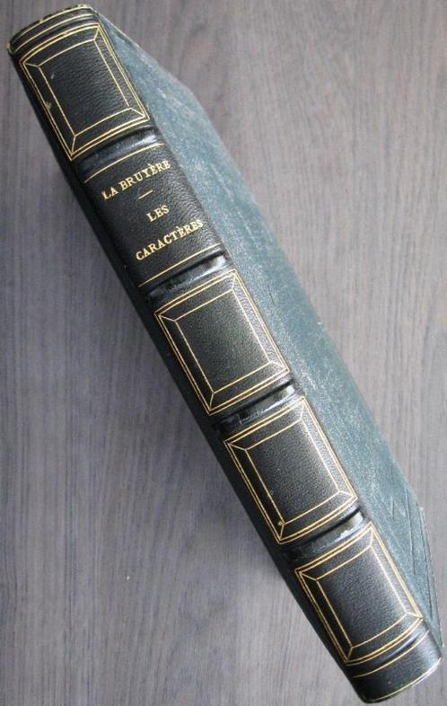 Les Caractères ou les moeurs de ce siècle 1845 Bruyere, Antiek en Kunst, Antiek | Boeken en Bijbels, Ophalen of Verzenden