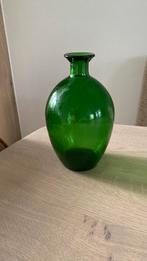Groene vaas, Huis en Inrichting, Woonaccessoires | Vazen, Ophalen, Minder dan 50 cm, Groen, Glas