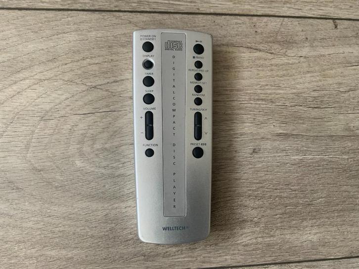 Welltech M-3682 Remote Control / Afstandbediening, Audio, Tv en Foto, Afstandsbedieningen, Zo goed als nieuw, Origineel, Ophalen of Verzenden