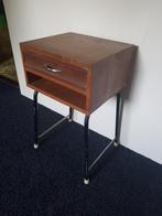 Antiek retro bijzet tafeltje, Ophalen, Gebruikt, Minder dan 45 cm, 70 cm of meer