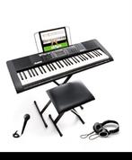 Keyboard with chair 64 keys, Ophalen, Zo goed als nieuw, 61 toetsen, Overige merken