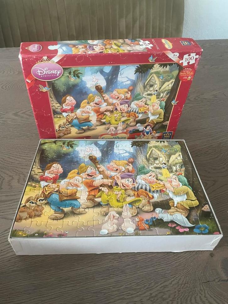 Sneeuwwitje Puzzel 100 stukjes, Kinderen en Baby's, Speelgoed | Kinderpuzzels, Zo goed als nieuw, 4 tot 6 jaar, Meer dan 50 stukjes