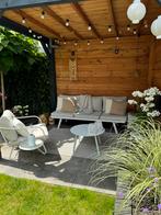 Witte lounge / tuinstoel, Tuin en Terras, Ophalen, Zo goed als nieuw, Kunststof