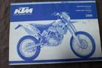KTM 400 520 SX EXC Racing 2000 Chassis parts list, Motoren, Ophalen of Verzenden, Overige merken