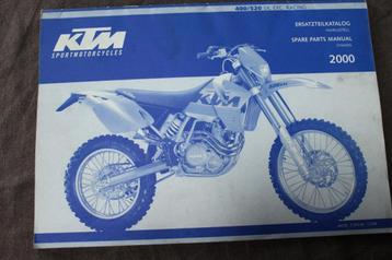 KTM 400 520 SX EXC Racing 2000 Chassis parts list beschikbaar voor biedingen