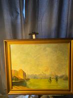Haven van Rotterdam, Antiek en Kunst, Kunst | Schilderijen | Klassiek, Ophalen of Verzenden