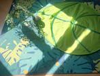 Jungle vloerkleed, lamp en blad., Ophalen, Gebruikt