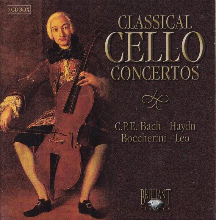 Classical CELLO Concertos (2004) Brilliant Classics 7xCD box, Cd's en Dvd's, Cd's | Verzamelalbums, Zo goed als nieuw, Klassiek