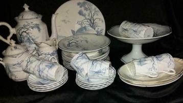 Koffieservies van P.Regout. Decor Marinus. . beschikbaar voor biedingen