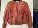 Vintage Rino & Pelle rood leren jasje, Maat 42/44 (L), Ophalen of Verzenden, Jasje, Gedragen